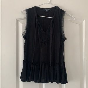 Black flowy tank/blouse